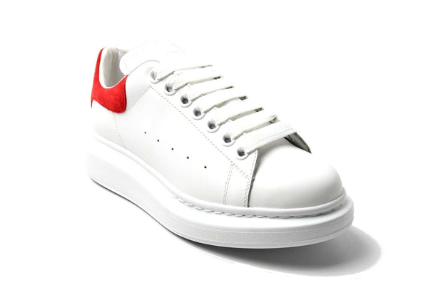 Alexander Mcqueen Over sized Calfskin Sneaker Red White - NOBLEMARS