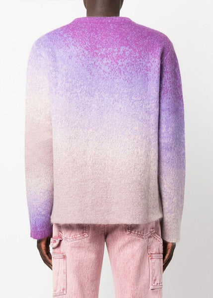 ERL Purple Gradient Mohair Sweater - NOBLEMARS