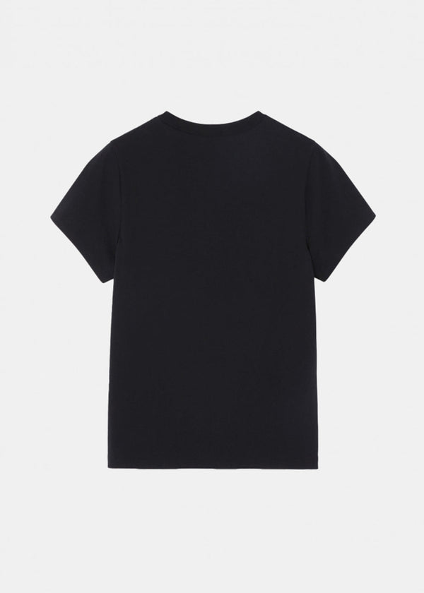 Maison Kitsun¨¦ Black Fox Patch Pocket T-Shirt - NOBLEMARS