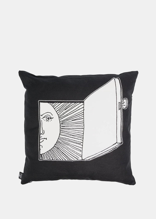 Fornasetti Monochrome Solingo Cushion - NOBLEMARS