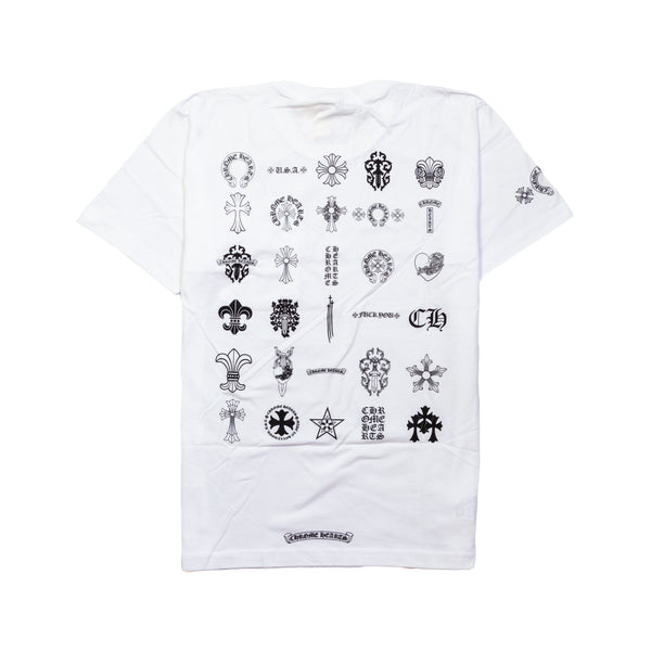 Chrome Hearts Las Vegas Sign T-Shirt White - NOBLEMARS