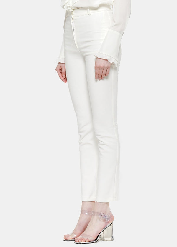 Sonia Rykiel White Slim Stretch Jeans - NOBLEMARS