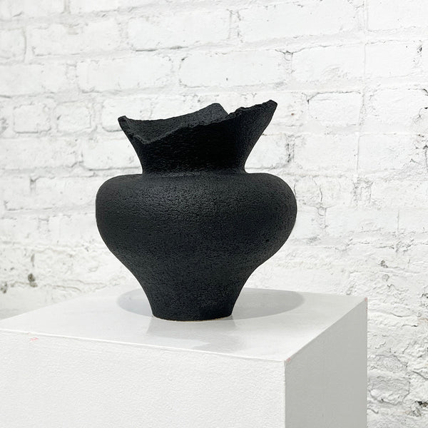 SHIN WON YOON Black Stone Vase Small - NOBLEMARS