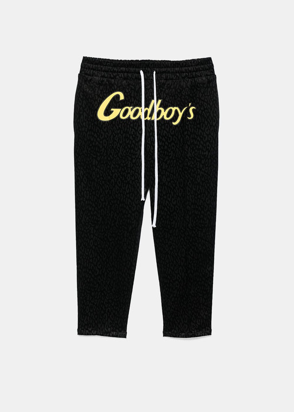 XOXOGOODBOY Black Logo Print Pants - NOBLEMARS