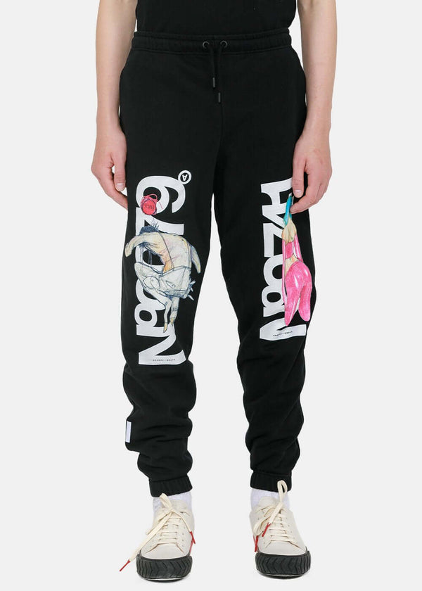 Aitor Throup’s TheDSA White No. 0079 Graphic Print Sweatpants - NOBLEMARS