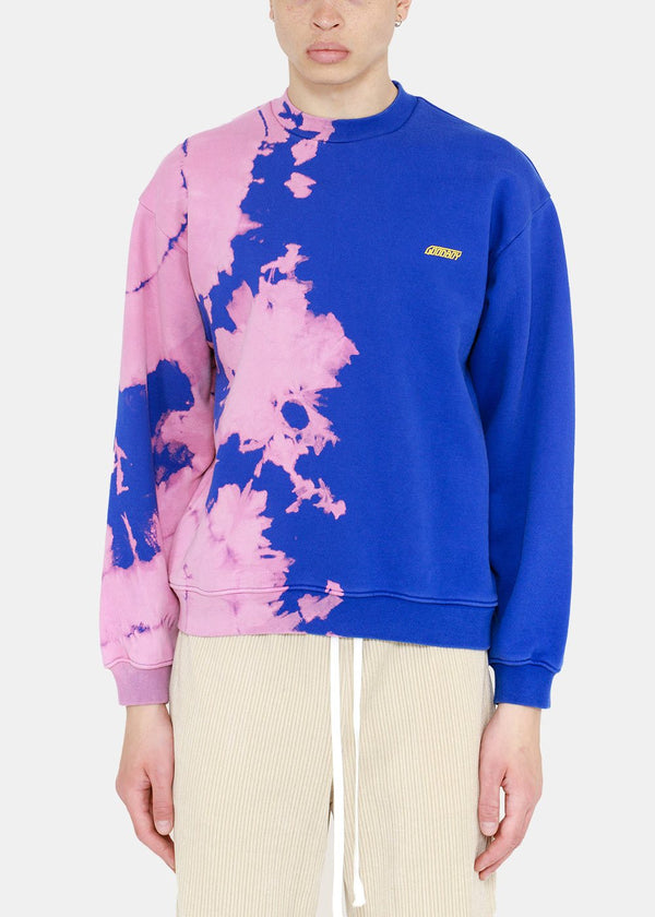 XOXOGOODBOY Blue & Pink Dyed Sweatshirt - NOBLEMARS