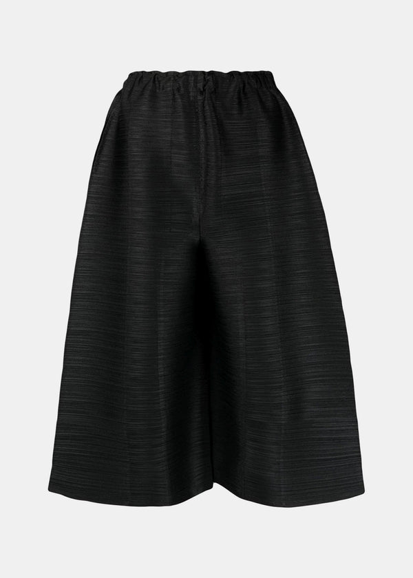 Pleats Please Issey Miyake Black Pleated A-Line Skirt