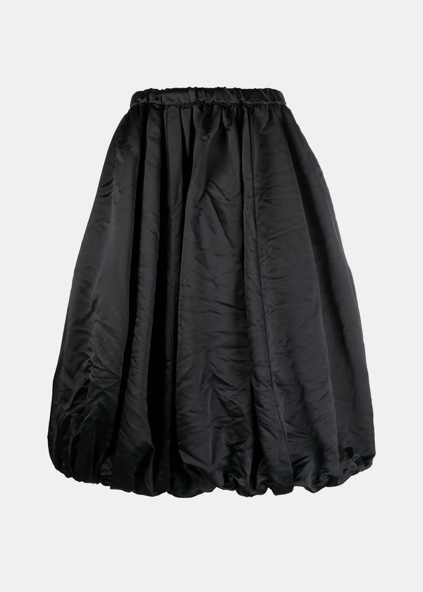 Comme des Garçons Comme des Garçons Black Puff Midi Skirt - NOBLEMARS