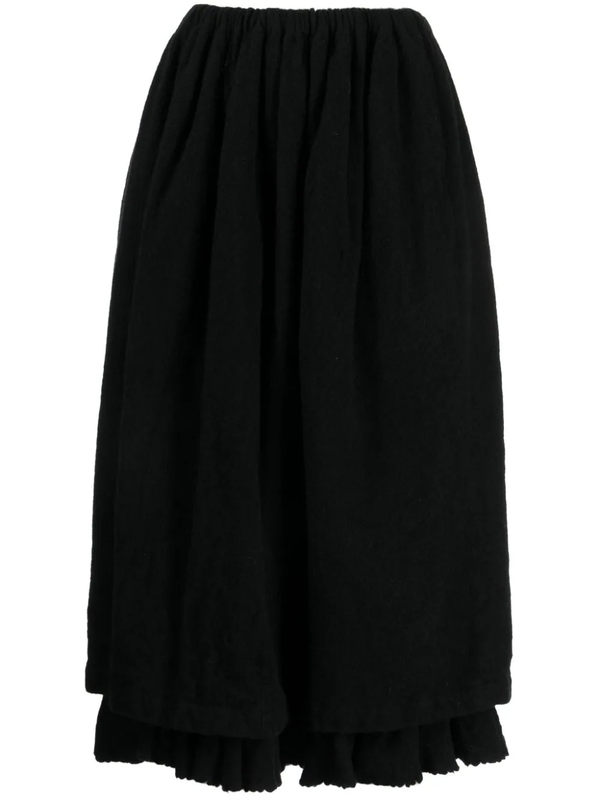 TAO COMME DES GARCONS Women Yarn Dyed Wool Skirt - NOBLEMARS