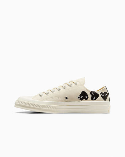 COMME DES GARCONS PLAY X CONVERSE Chuck 70 Multi Heart Low Top - NOBLEMARS