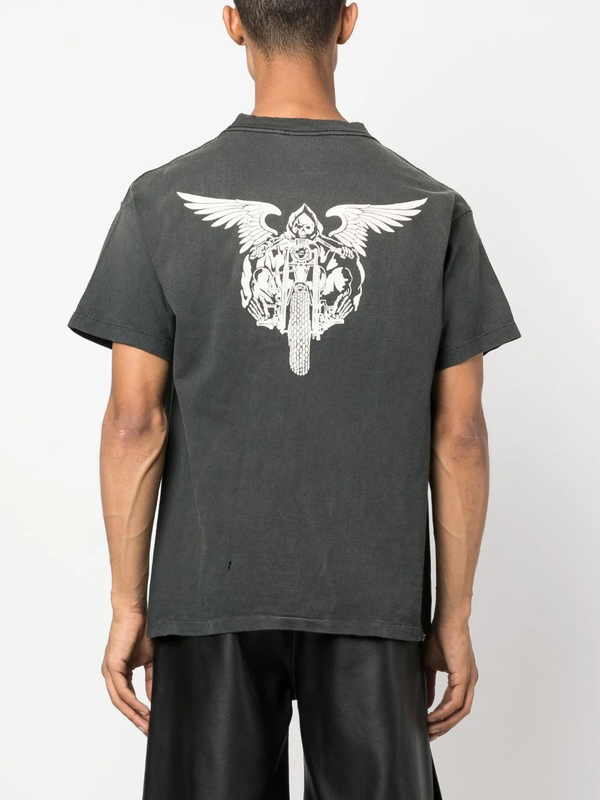 Saint Michael Unisex Skull Bike T-Shirt