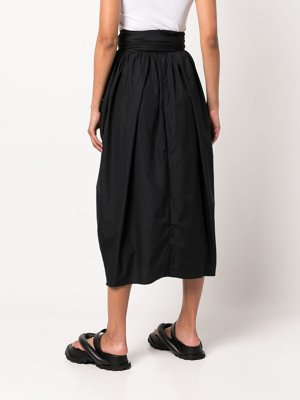 CECILIE BAHNSEN WOMEN TULIP SKIRT WITH WRAP DETAIL - NOBLEMARS