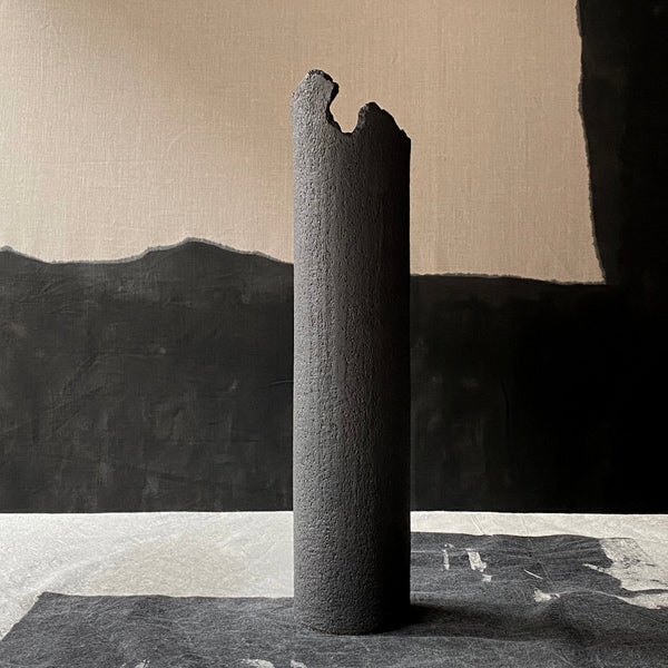 SHIN WON YOON Black Narrow Cylinder Vase - NOBLEMARS