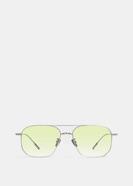 Gentle Monster Silver & Green SAILOR 02(GR) Sunglasses - NOBLEMARS