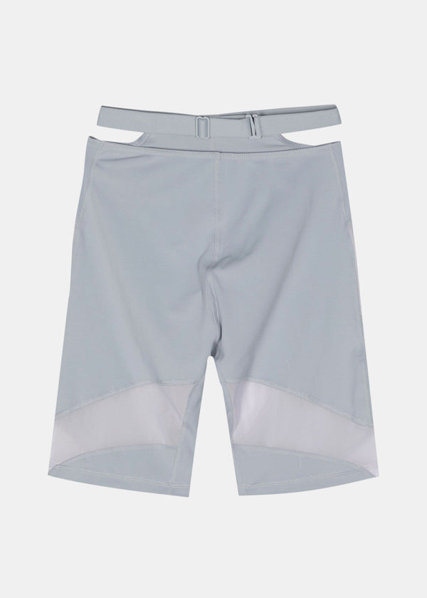 ADIDAS Grey Short bike shorts-NOBLEMARS