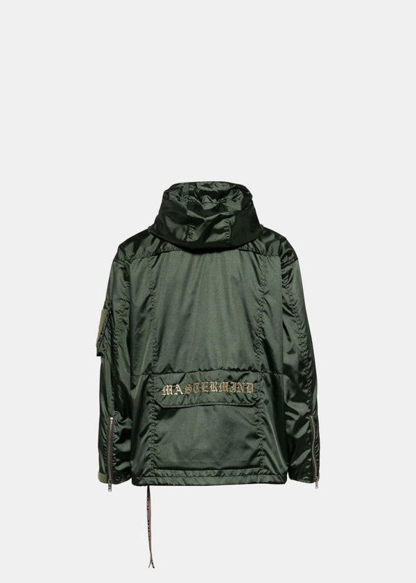 MASTERMIND JAPAN Green Hooded Military Jacket