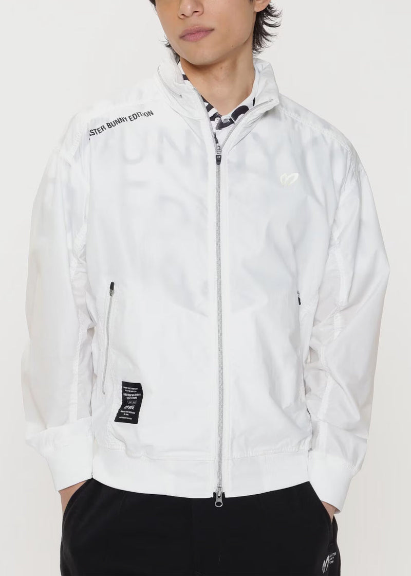 MASTER BUNNY EDITION White Glossy Cross Stand Jacket-NOBLEMARS