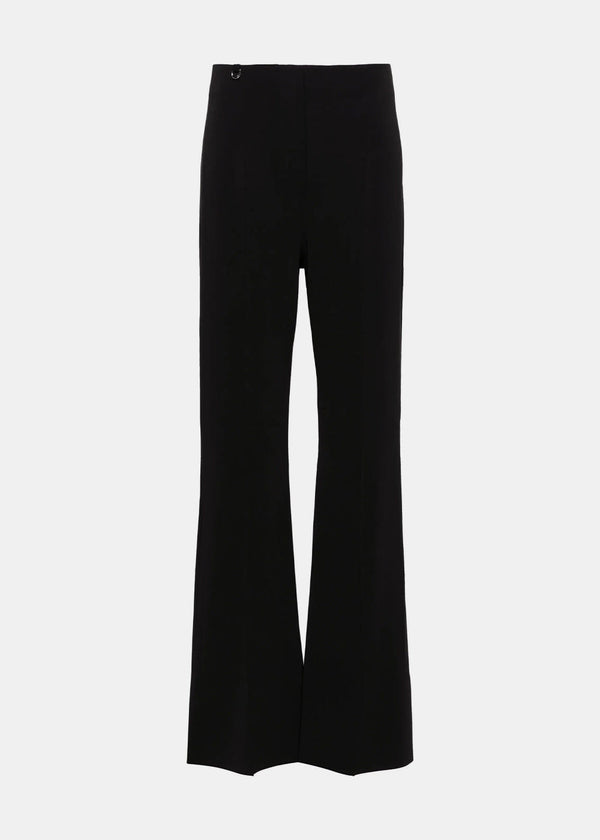 JACQUEMUS Black Flared Tousers