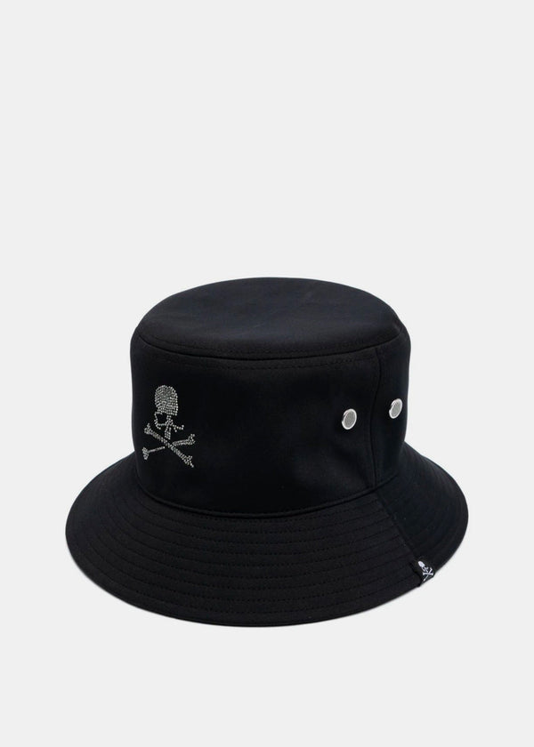MASTERMIND WORLD Black Swarovski Crystal-Embellished Bucket Hat