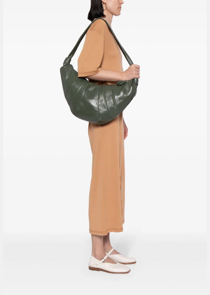 LEMAIRE Green Large Croissant Shoulder Bag