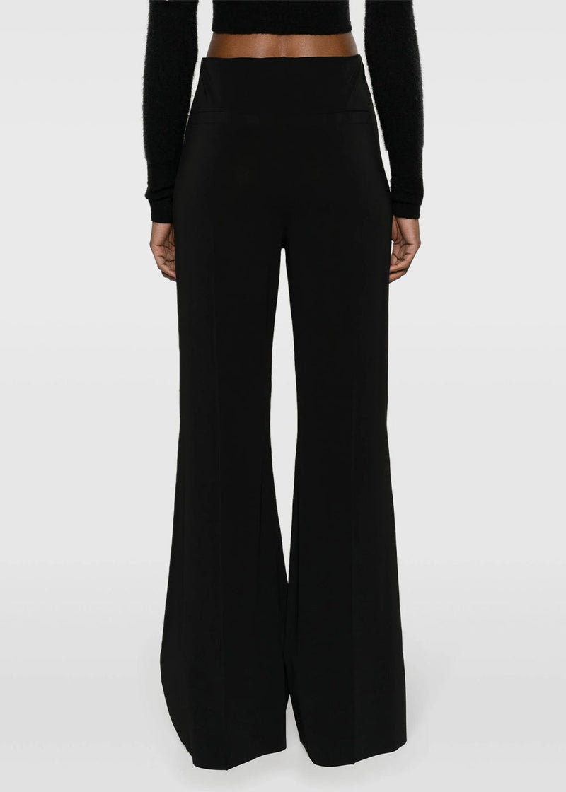 JACQUEMUS Black Flared Tousers