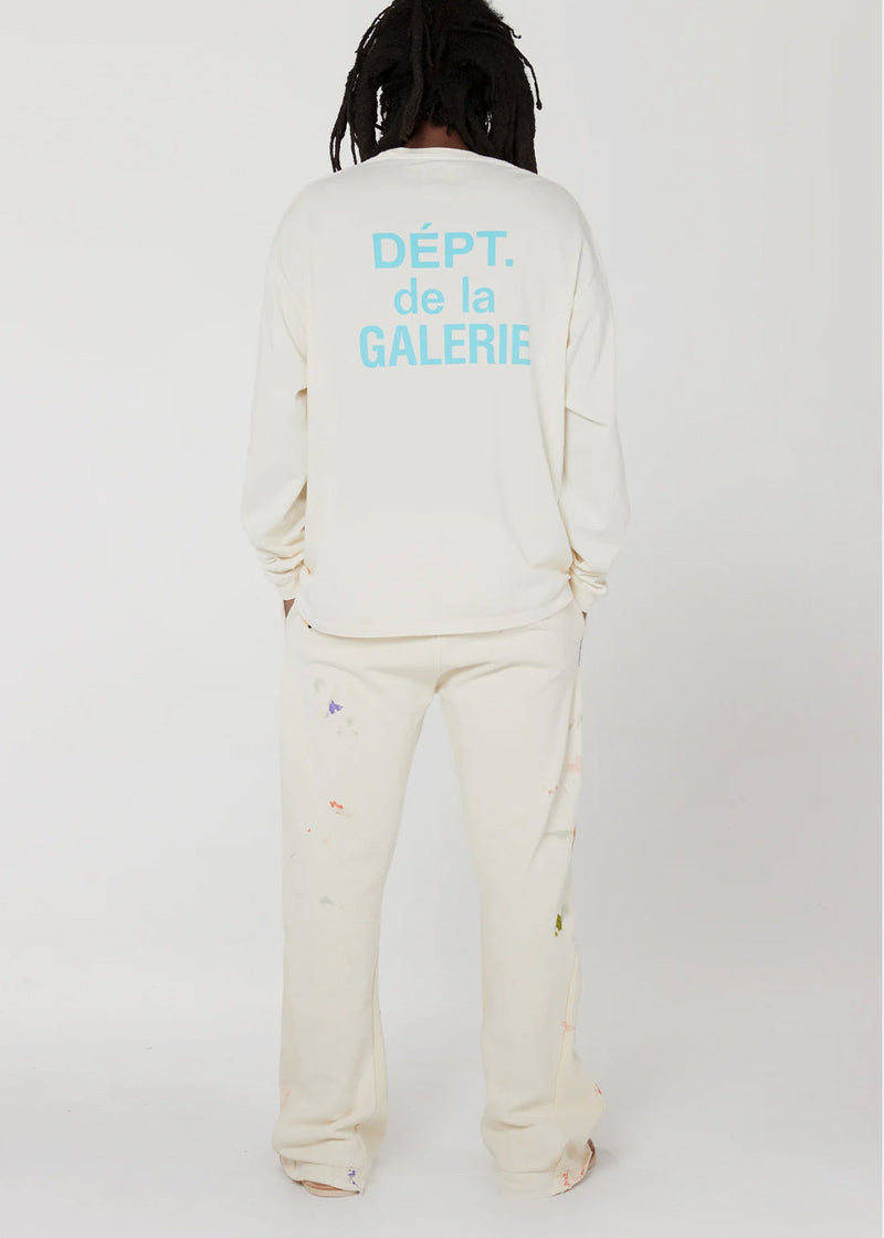 GALLERY DEPT. Cream Dept De La Galerie Long Sleeve T-Shirt