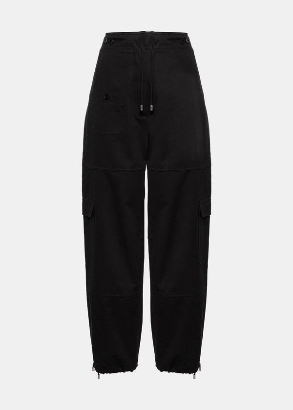TOTEME Black Cargo Trousers