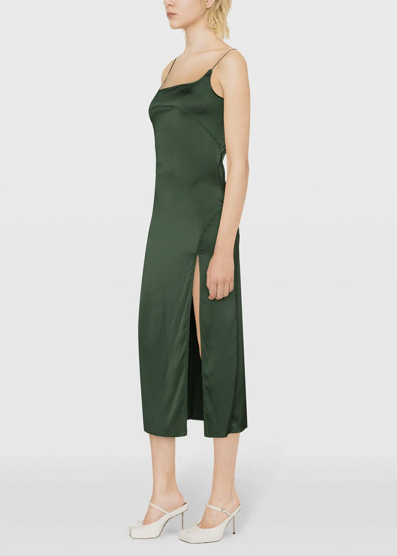 JACQUEMUS Green 'La Robe Notte' Midi Dress