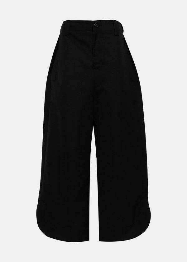 PET-TREE-KOR Black Lucerne Drop-Crotch Trousers