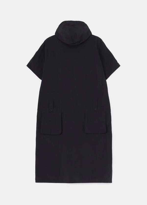YOHJI YAMAMOTO Black Hooded Long Dress-NOBLEMARS