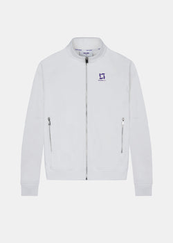 TEAM WANG White Zip-up Casual Jacket (Pre-Order)