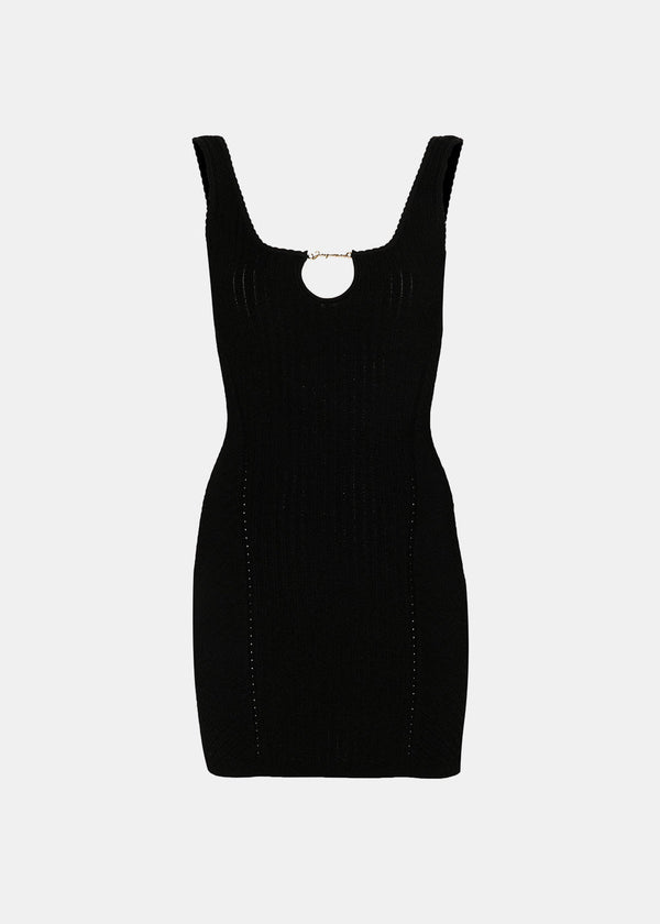 JACQUEMUS Black 'La mini robe Sierra' Minidress