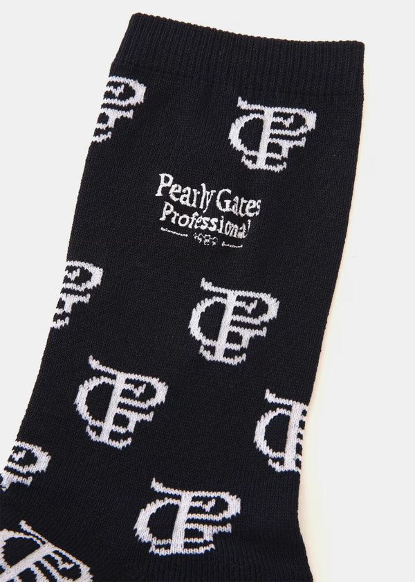 PEARLY GATES Blue PG PRO Middle Socks