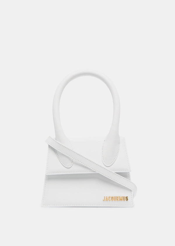JACQUEMUS White 'Le Chiquito Moyen' Bag
