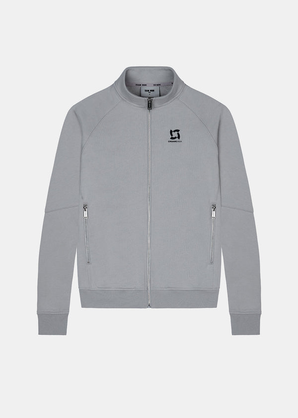 TEAM WANG Grey Zip-up Casual Jacket (Pre-Order)
