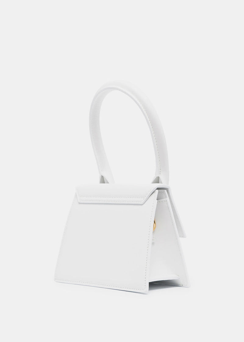 JACQUEMUS White 'Le Chiquito Moyen' Bag
