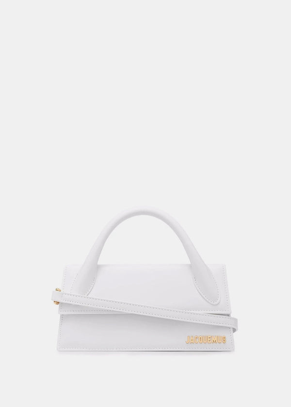 JACQUEMUS White 'Le Chiquito Long' Bag