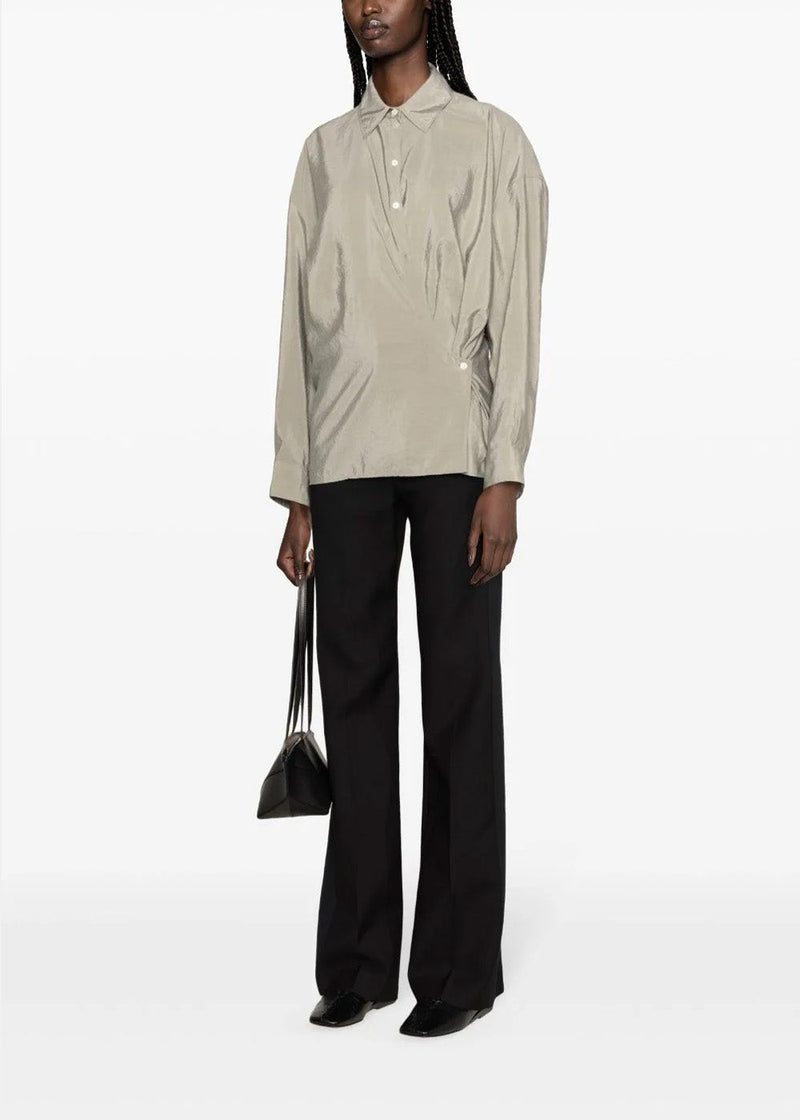 LEMAIRE Grey Twisted Shirt