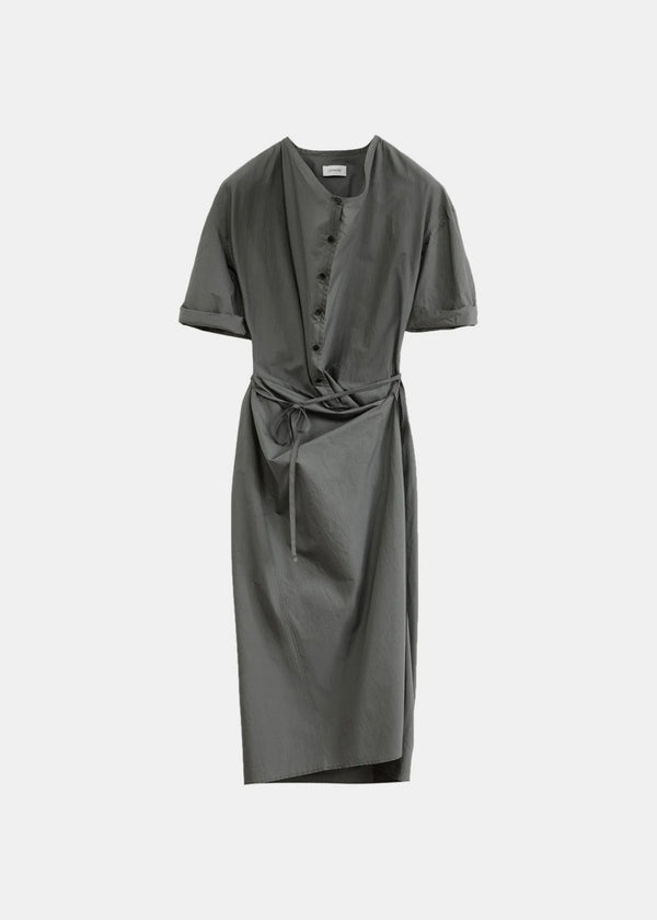 LEMAIRE Grey Wrap Dress