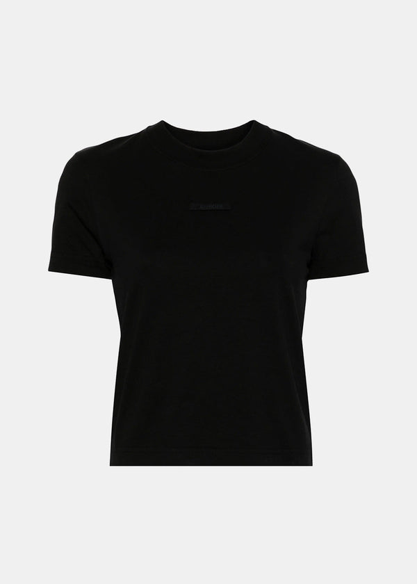 JACQUEMUS Black 'Le T-Shirt Gros Grain' T-Shirt