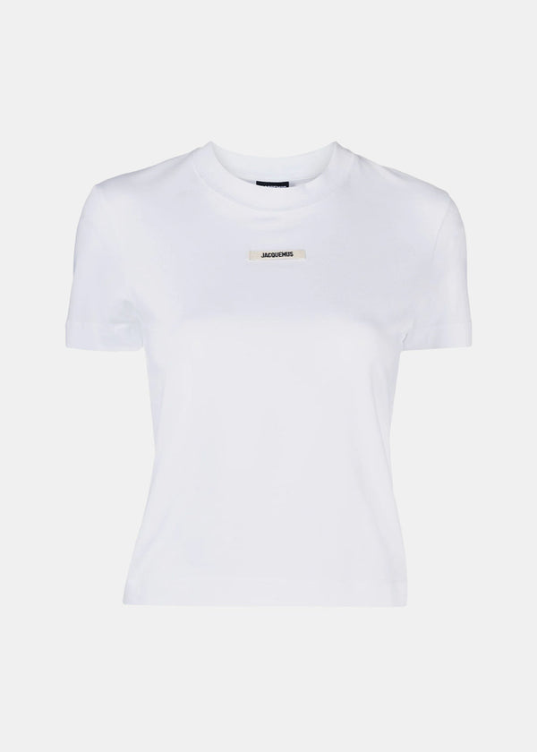 JACQUEMUS White 'Le T-Shirt Gros Grain' T-Shirt