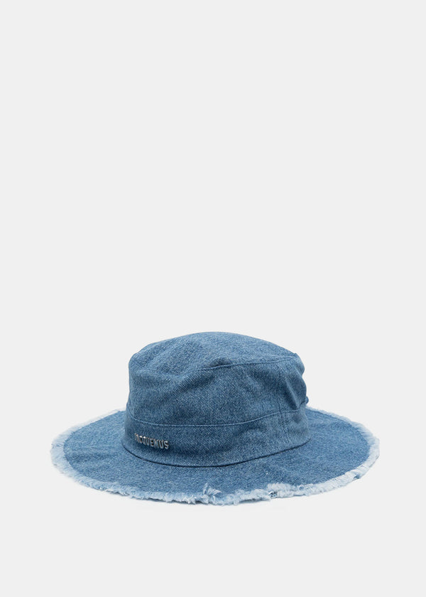 JACQUEMUS Blue 'Le bob Artichaut' Beach Hat