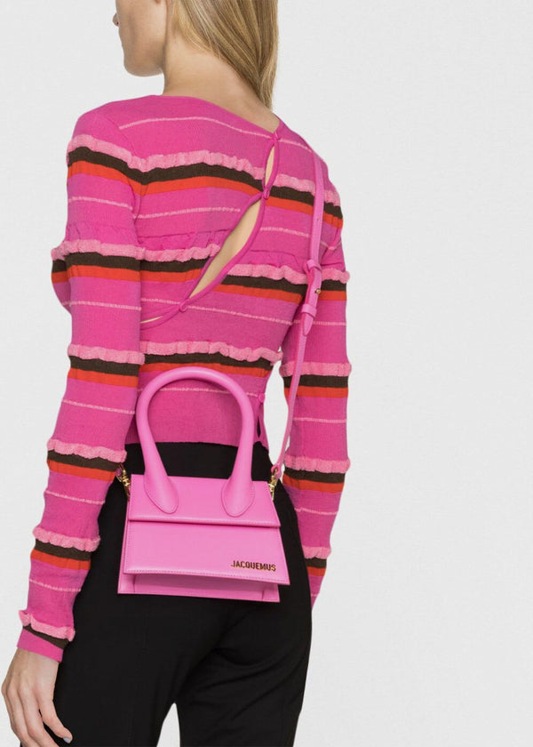 JACQUEMUS Pink 'Le Chiquito Moyen' Bag