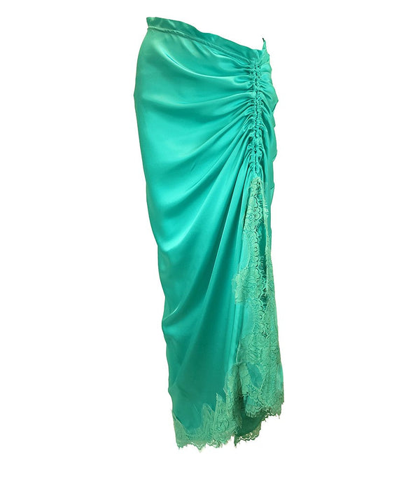 Madison Maison™ Turquoise Skirt W/ Drawstring-NOBLEMARS