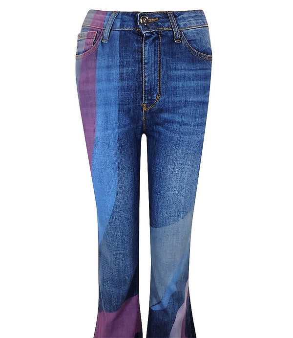 Madison Maison™ Light Blue Cotton Anita Jeans-NOBLEMARS
