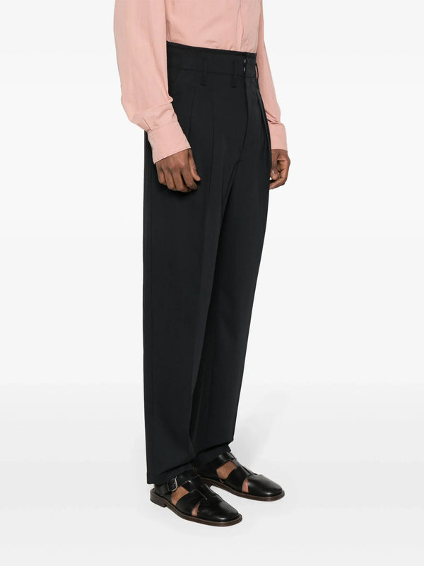 LEMAIRE Unisex Tailored Pleated Pants-NOBLEMARS