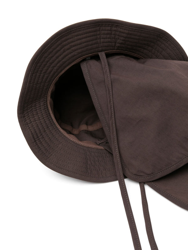 LEMAIRE Women Desert Bucket Hat-NOBLEMARS