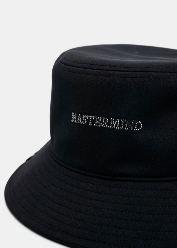 MASTERMIND WORLD Black Swarovski Crystal-Embellished Bucket Hat