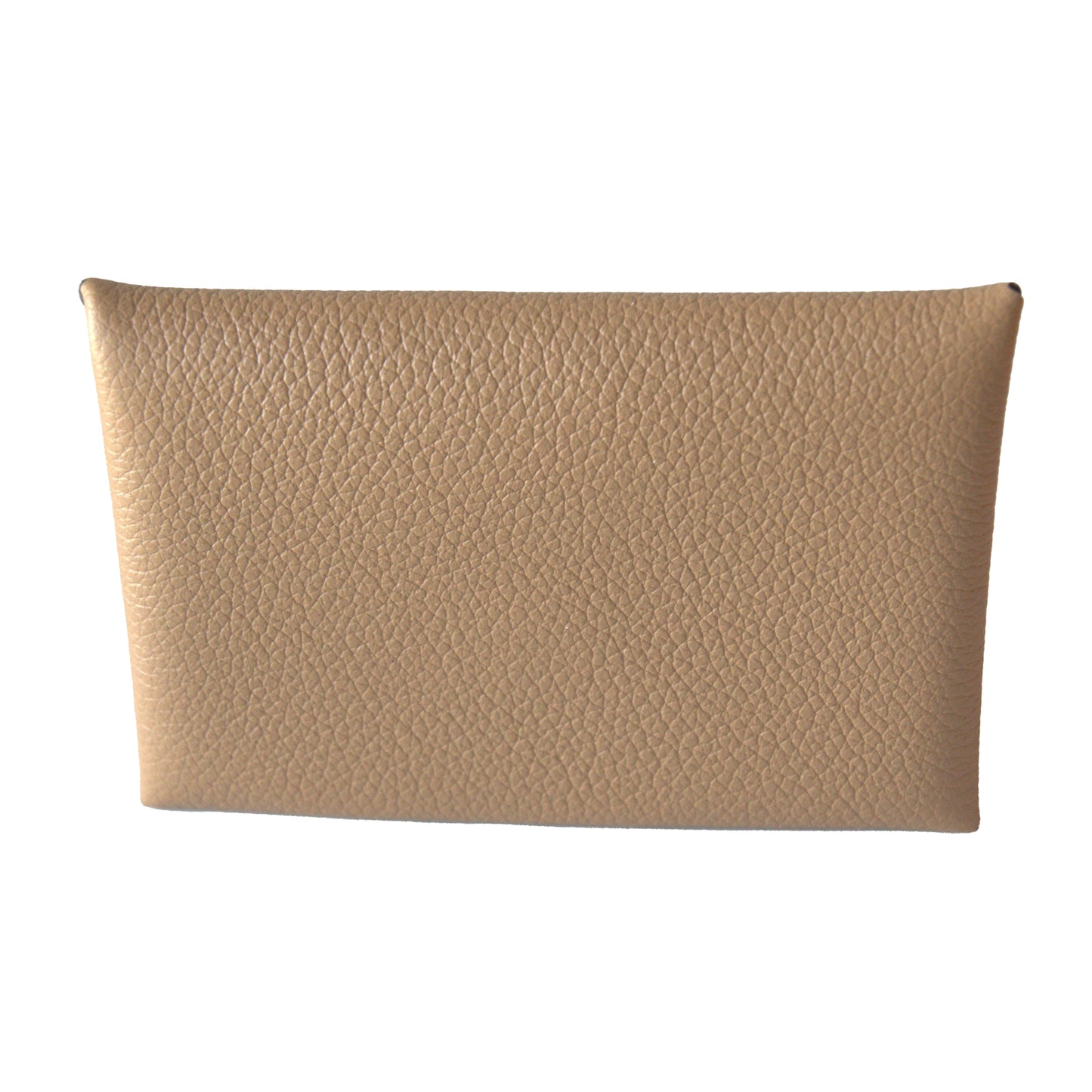 Hermes Calvi Epsom Card Holder Biscuit - NOBLEMARS