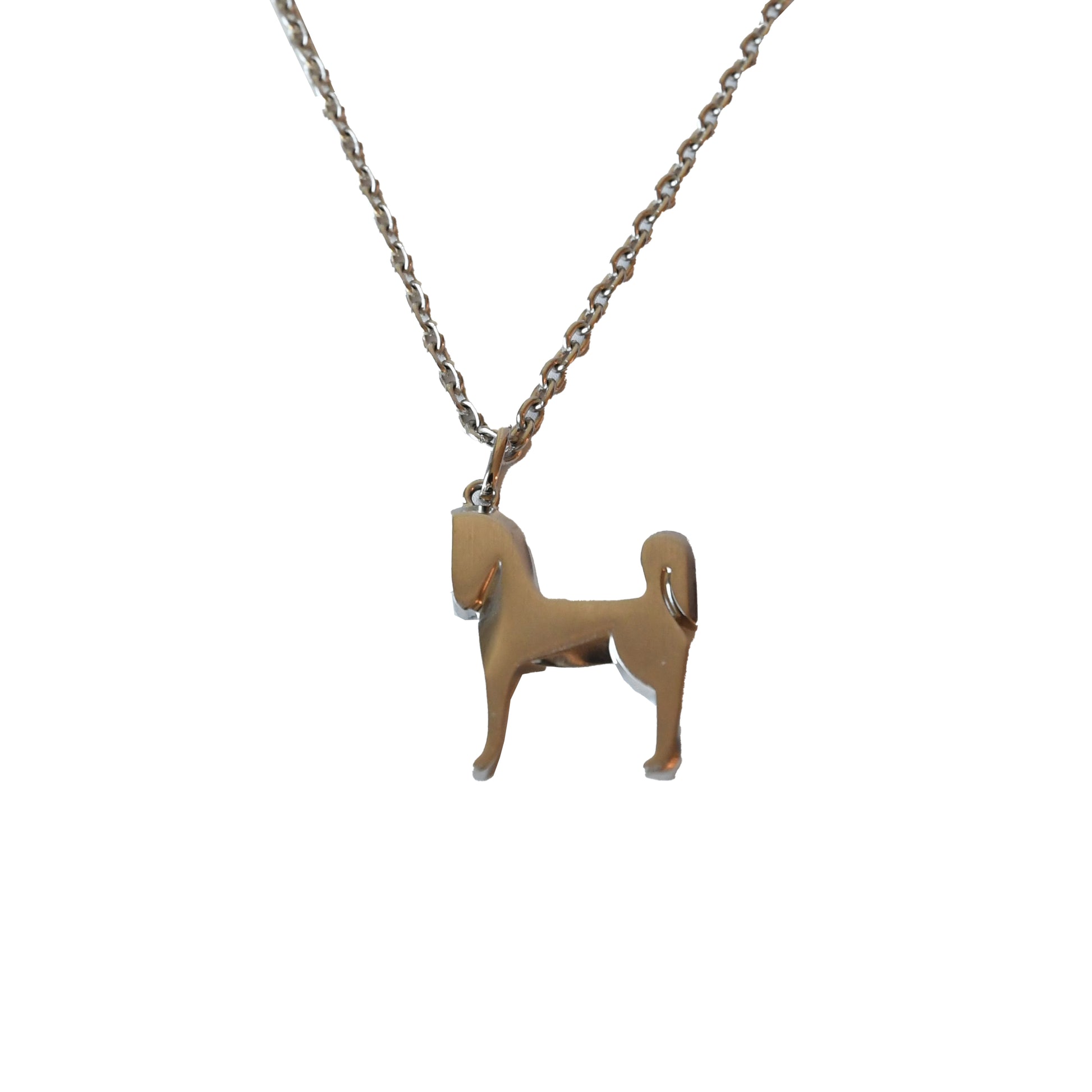 Hermes Panache Horse Necklace Silver - NOBLEMARS